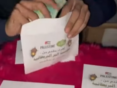 Alberr giving 100% donation amount